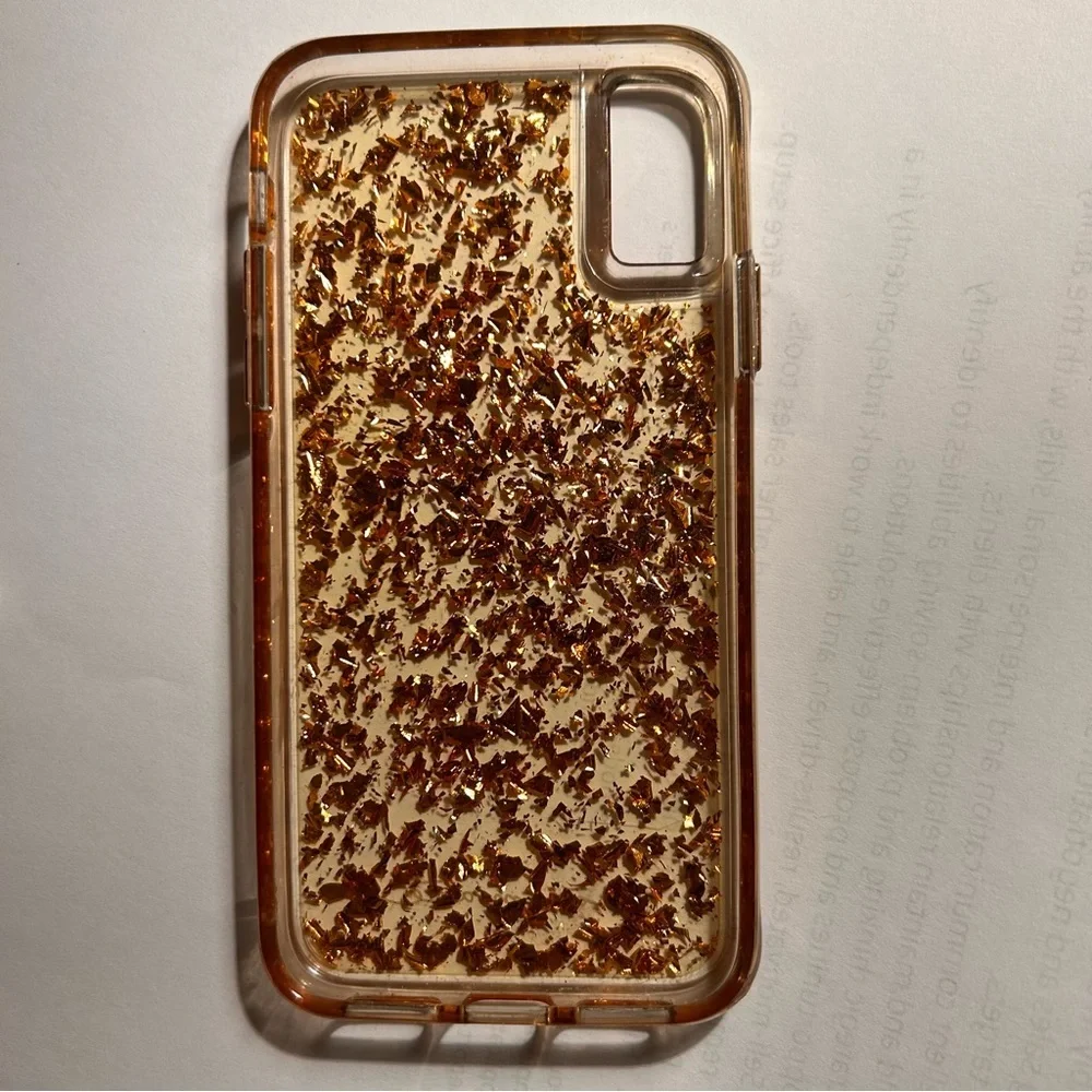 IPhone X/XS Casemate karat rose gold. Great condition!